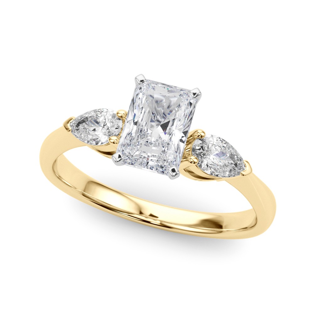 Viya Natural Diamond 4 Prong Set  Engagement Ring