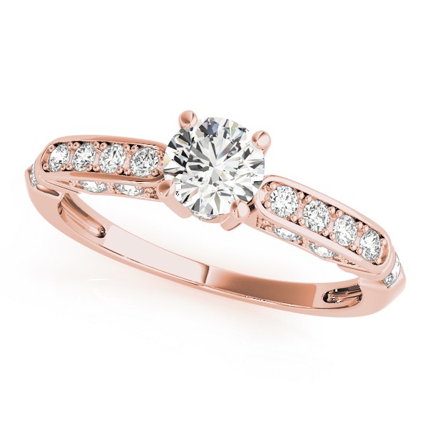 Zedekiah Lab-Created Diamond 4 Prong Setting  Engagement Ring