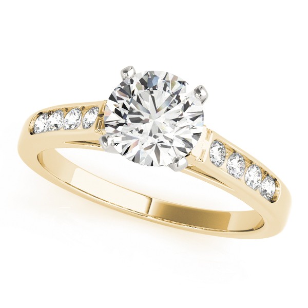 Zinnia Lab-Created Diamond 4 Prong Setting  Engagement Ring