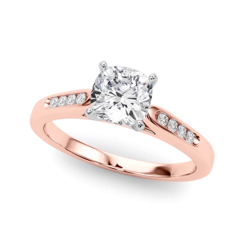 Zain Lab-Created Diamond 4 Prong Setting  Engagement Ring