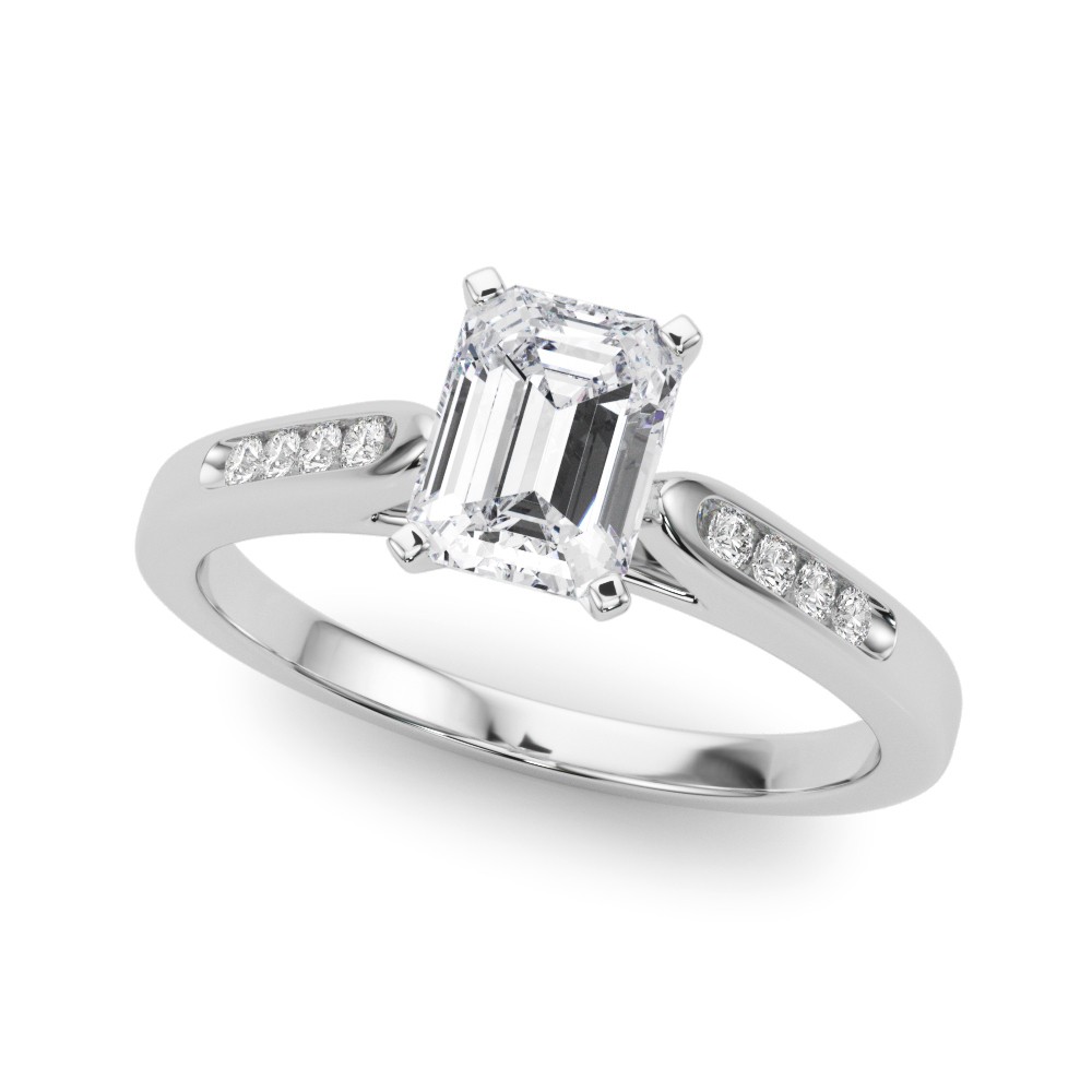 Zaiden Lab-Created Diamond 4 Prong Setting  Engagement Ring