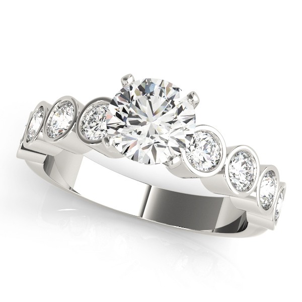 4 Prong Lab-Created Diamond  Engagement Ring