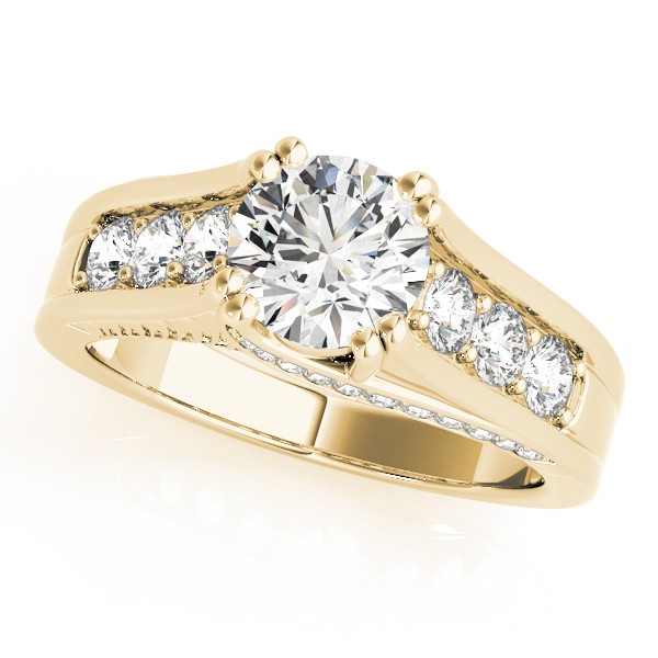Zoelle Lab-Created Diamond Double Prong Setting  Engagement Ring