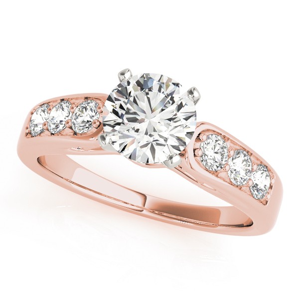 Zooey Lab-Created Diamond 4 Prong Setting  Engagement Ring