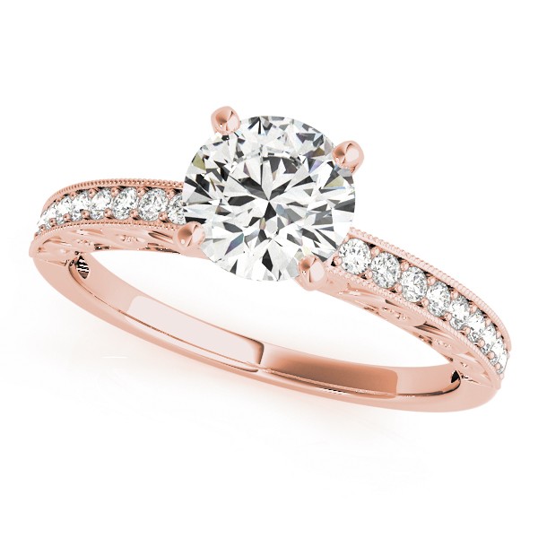 Mira Natural Diamond 4 Prong  Engagement Ring