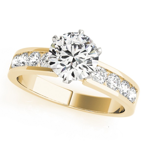 Zayden Lab-Created Diamond 6 Prong Setting  Engagement Ring