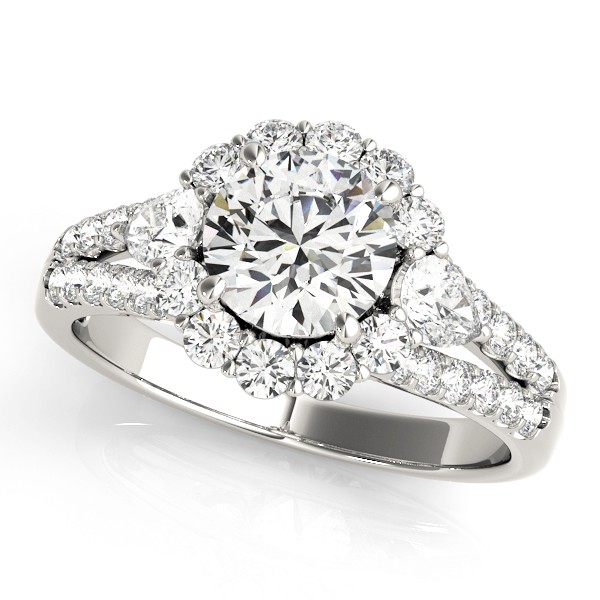 4 Prong Natural Diamond  Engagement Ring