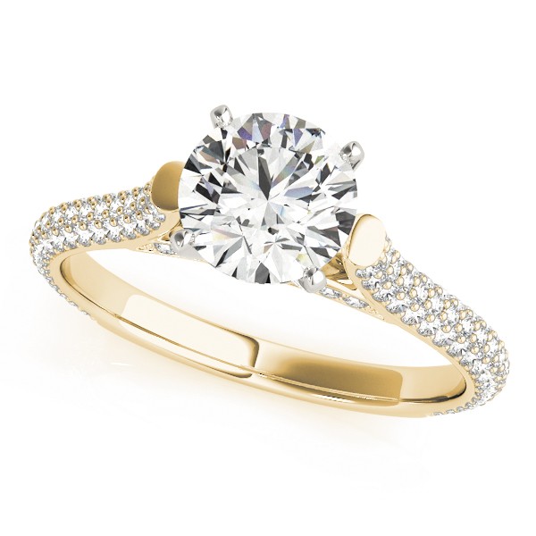 Brinkley Natural Diamond 4 Prong  Engagement Ring