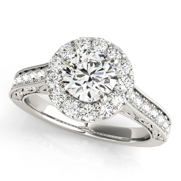 Lyden Natural Diamond 4 Prong  Engagement Ring