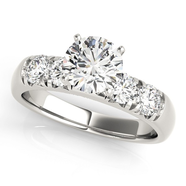 4 Prong Natural Diamond  Engagement Ring