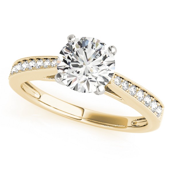 Alsy Natural Diamond 4 Prong  Engagement Ring
