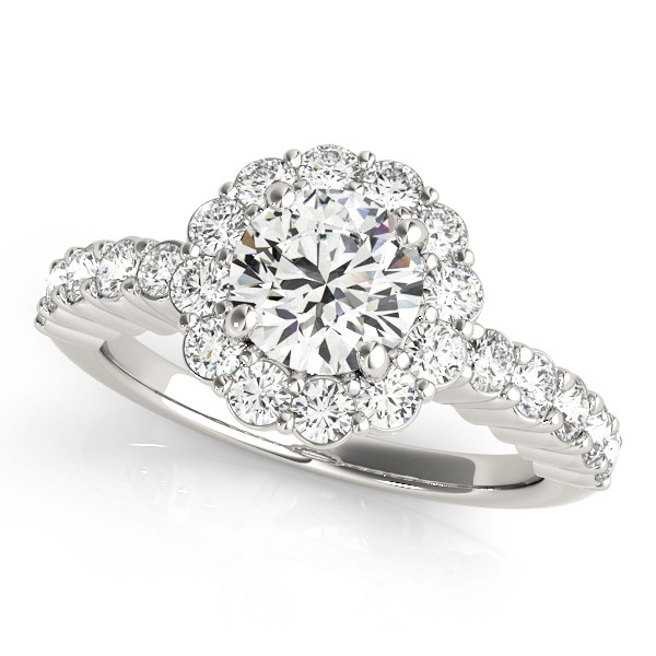 4 Prong Natural Diamond  Engagement Ring