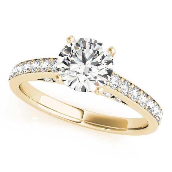 Celsiya Natural Diamond 4 Prong  Engagement Ring
