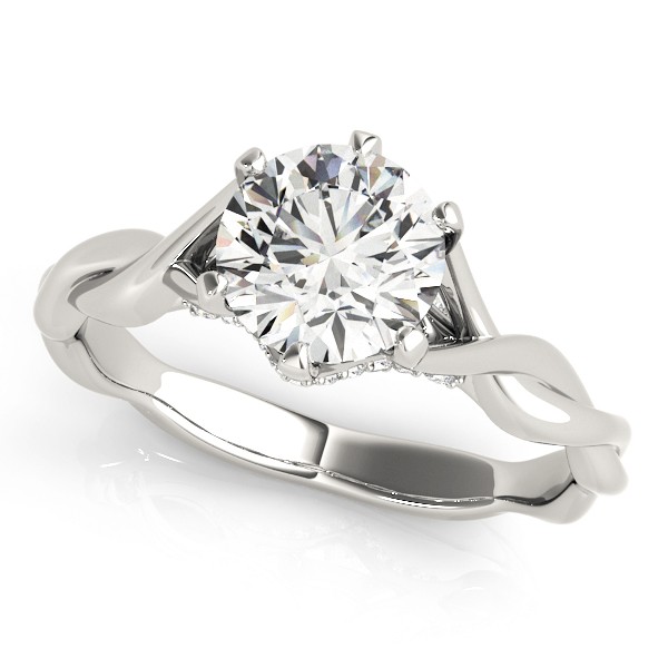 Zyra Lab-Created Diamond 6 Prong Setting  Engagement Ring