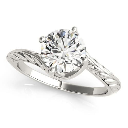 4 Prong Natural  Diamond Ring