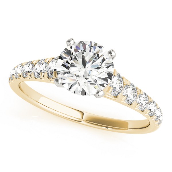 Alfreda Natural Diamond 4 Prong  Engagement Ring