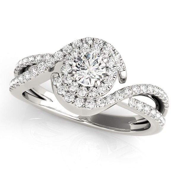 4 Prong Natural Diamond  Engagement Ring