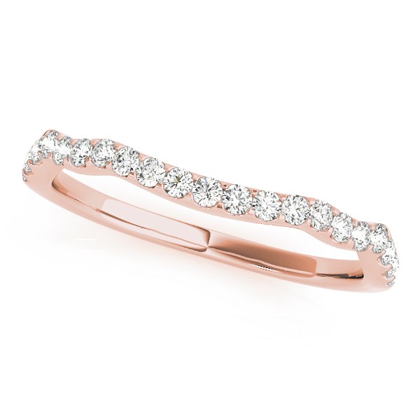 Xev Lab-Created Diamond Pave Setting  Wedding Ring