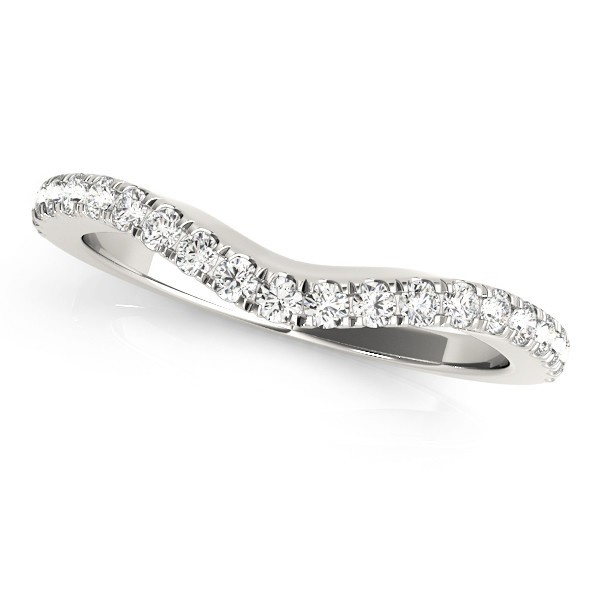 Xing Lab-Created Diamond Pave Setting  Wedding Ring