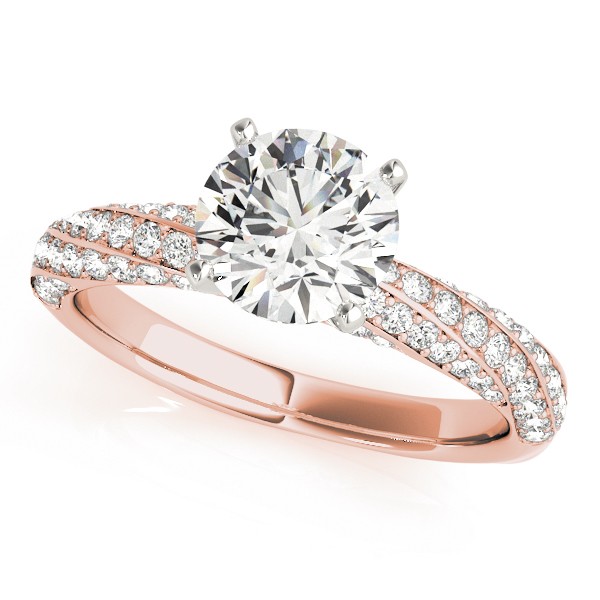 Zarya Lab-Created Diamond 4 Prong Setting  Engagement Ring