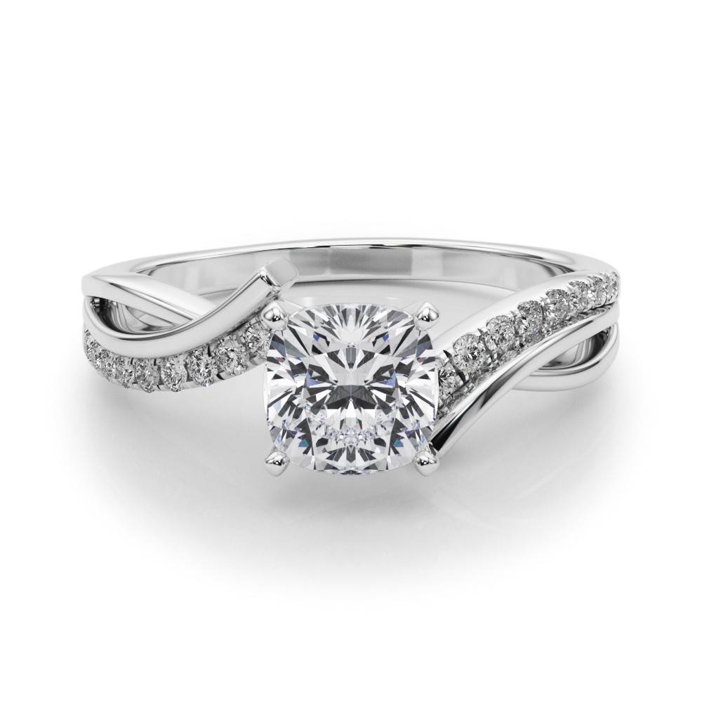 Jiolinna Lab-Created 4 Prong Set  Diamond Ring