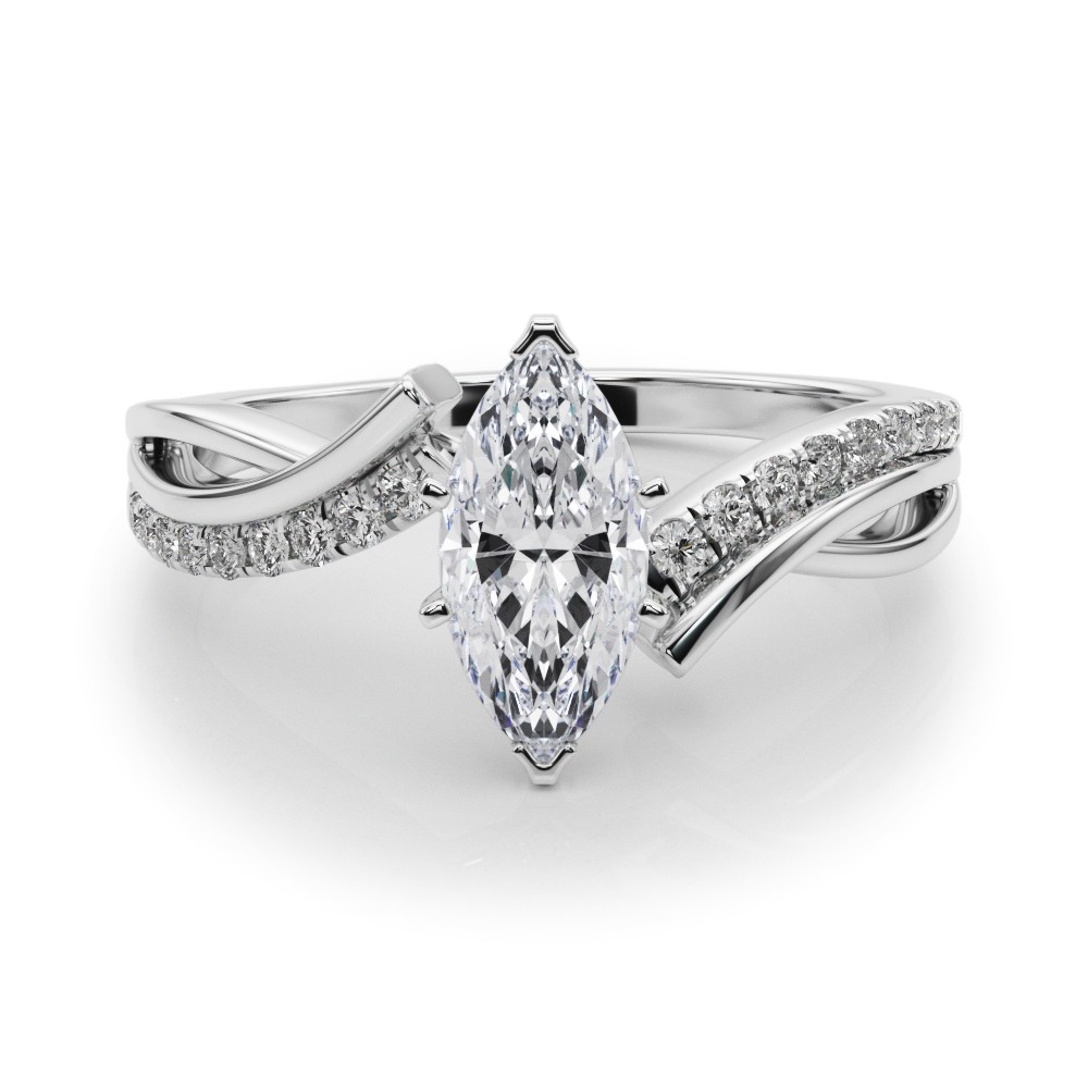 Jiolinna Lab-Created 6 Prong Set  Diamond Ring
