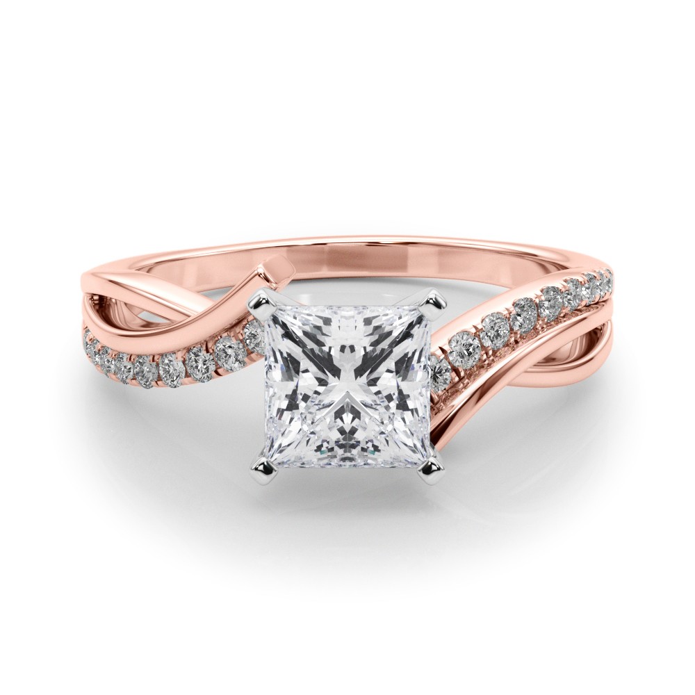 Jiolinna Lab-Created 4 Prong Set  Diamond Ring