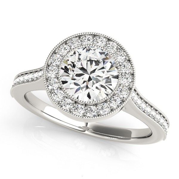 Prong Natural Diamond  Engagement Ring
