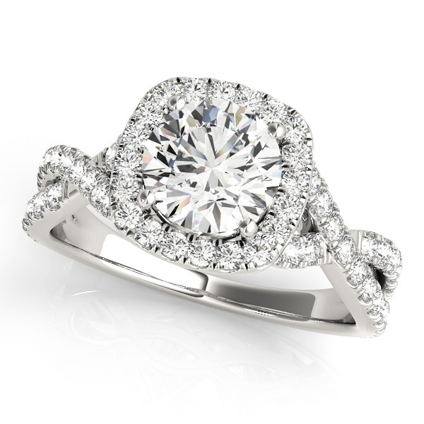 4 Prong Natural Diamond  Engagement Ring