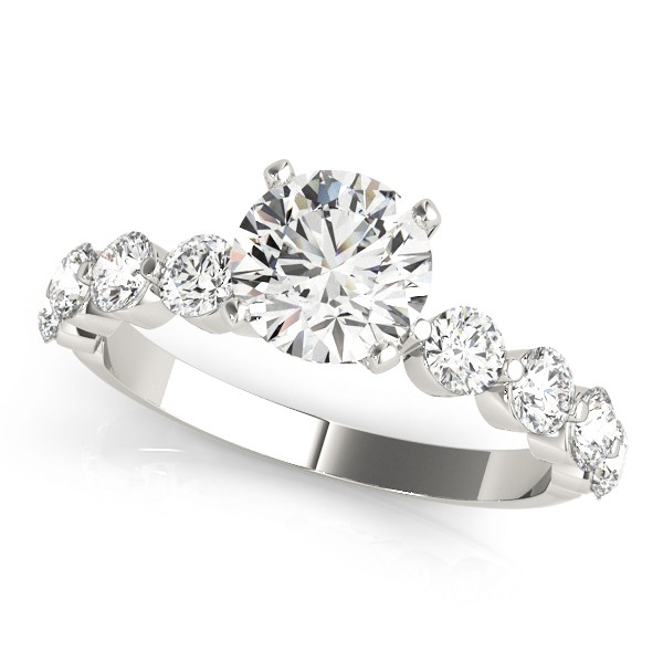 4 Prong Natural Diamond  Engagement Ring