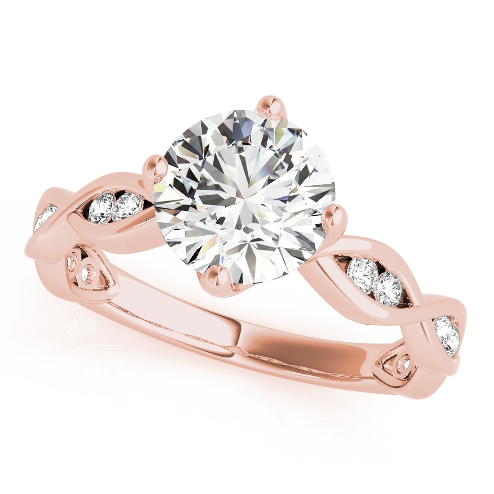 Zharia Lab-Created Diamond 4 Prong Setting  Engagement Ring