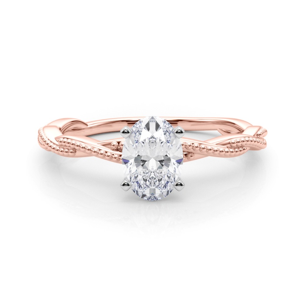 Arista Lab-Created 4 Prong  Diamond Ring