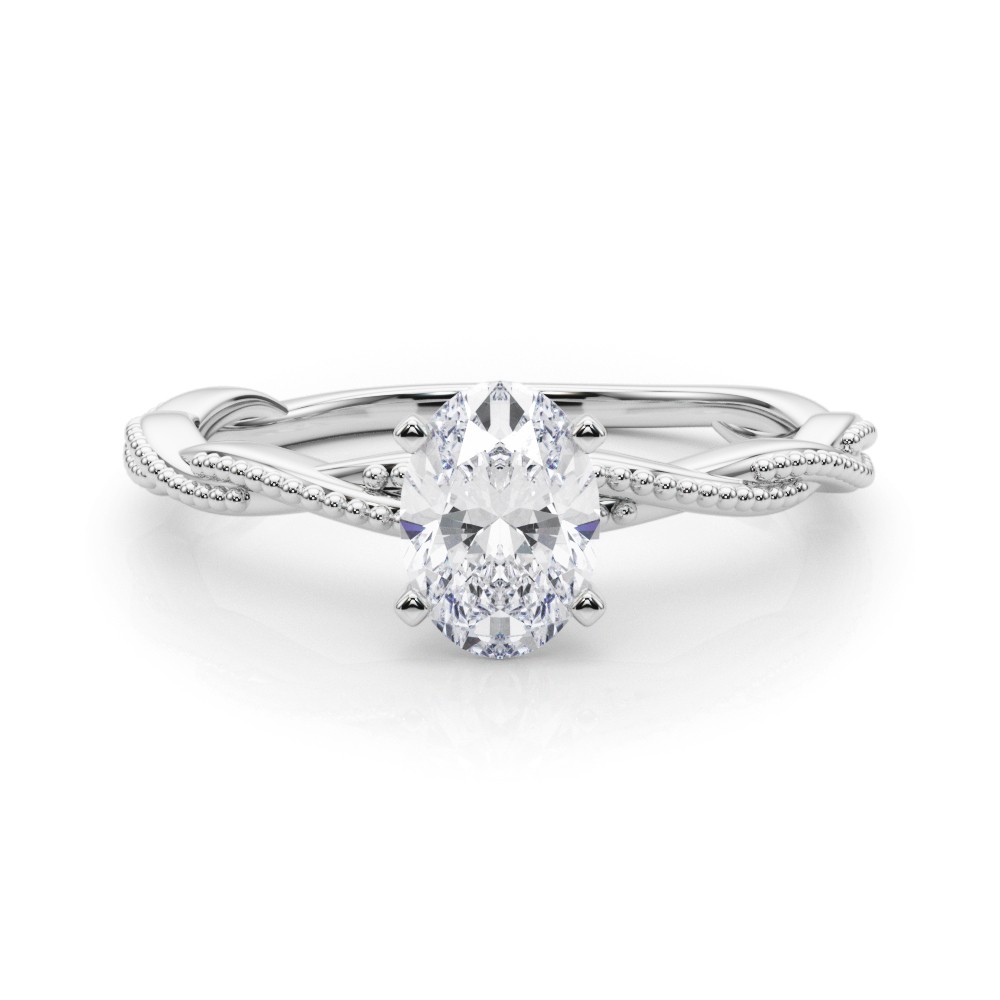 Arista Lab-Created 4 Prong  Diamond Ring