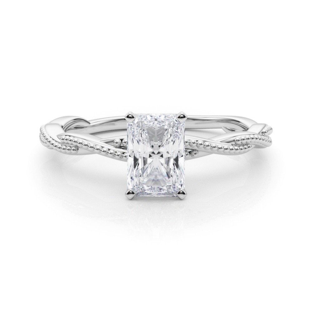 Arista Lab-Created 4 Prong  Diamond Ring