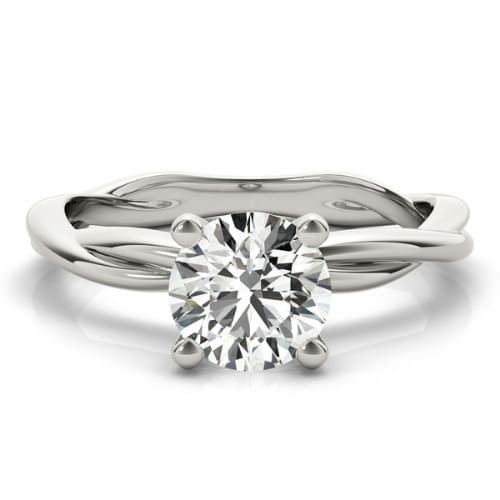 4 Prong Natural  Diamond Ring