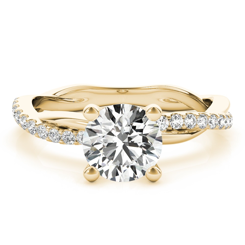 Shanna Natural Diamond 4 Prong  Engagement Ring