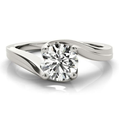 4 Prong Natural  Diamond Ring