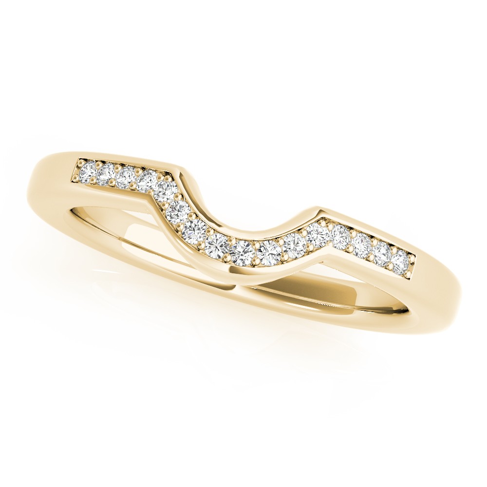 Xaia Natural Diamond Pave Setting  Wedding Ring