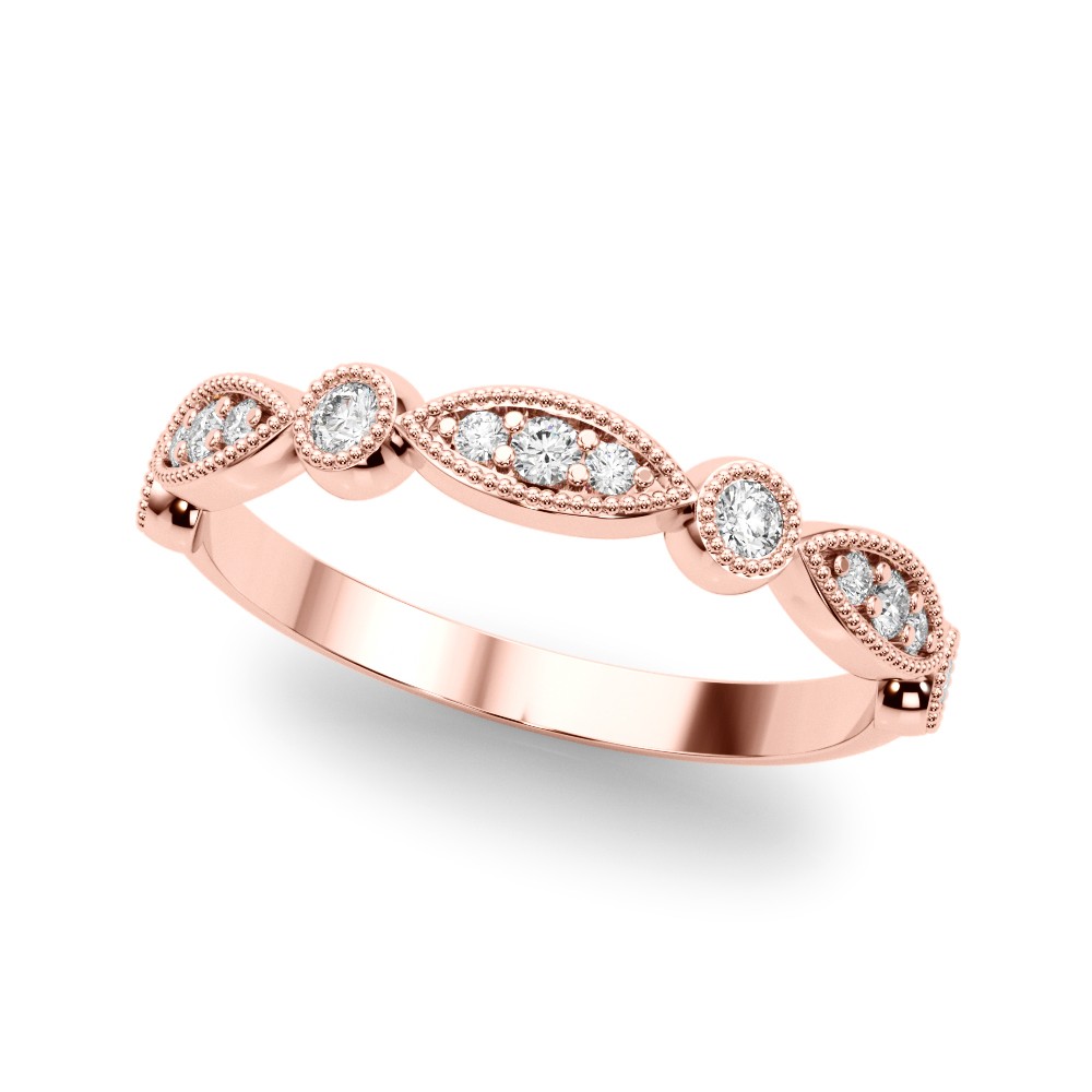 Zoya Natural Pave Set  Diamond Ring