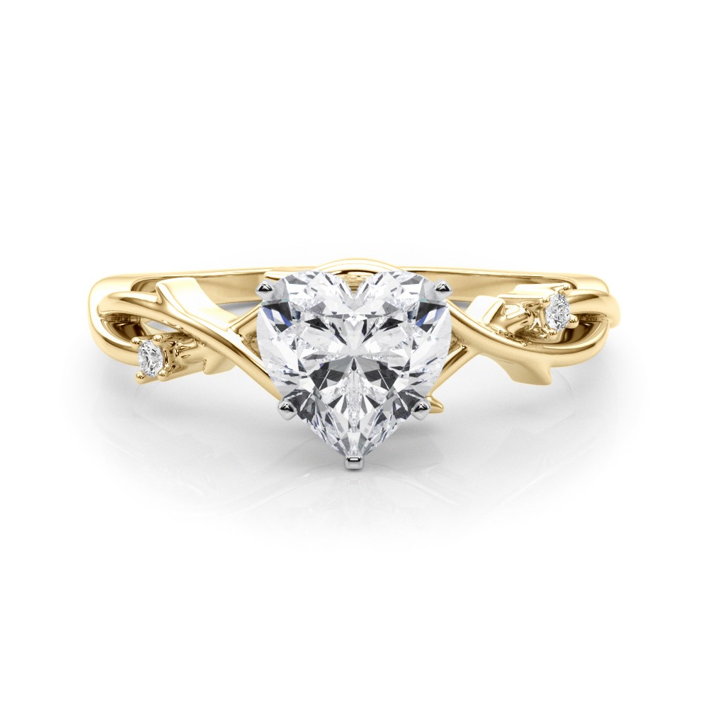 Zala Lab-Created Diamond 5 Prong Setting  Engagement Ring