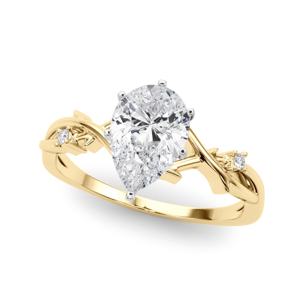 Zyron Lab-Created Diamond 6 Prong Setting  Engagement Ring