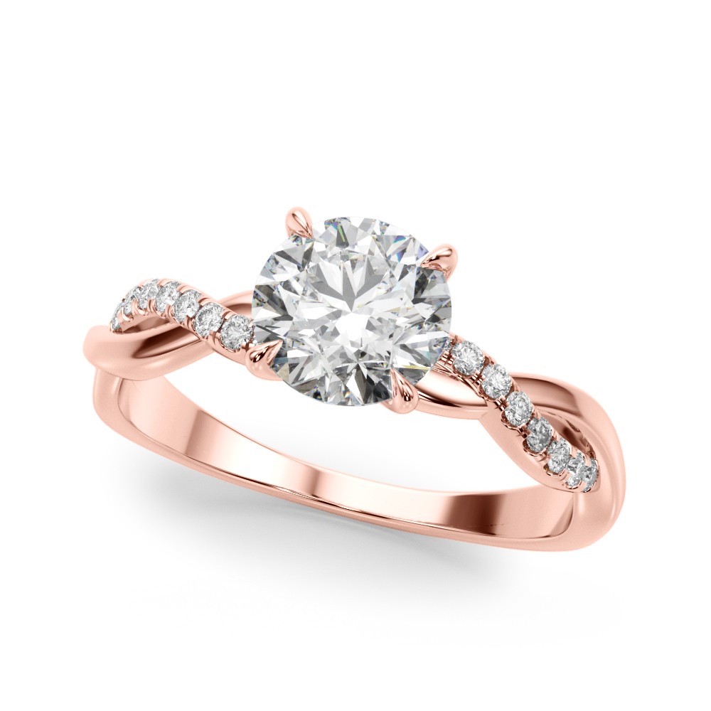 Zaine Lab-Created Diamond 4 Prong Setting  Engagement Ring