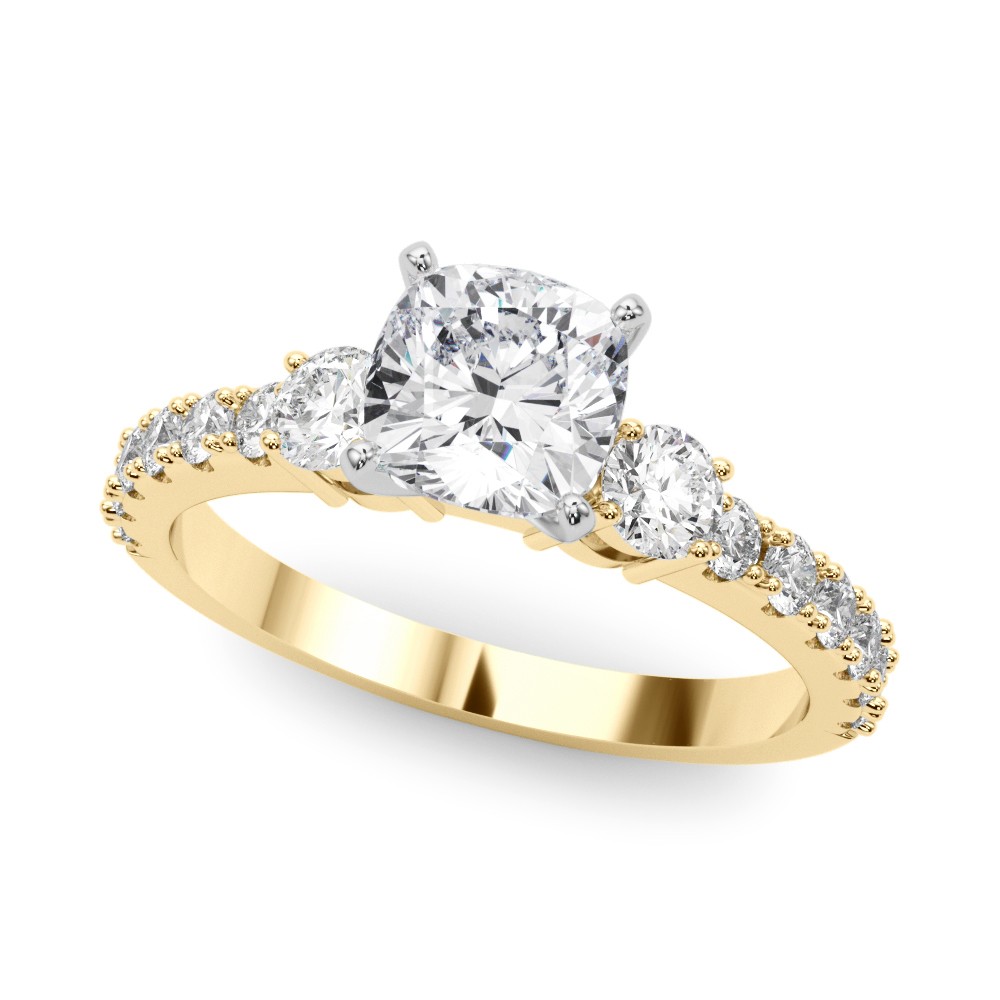 Yahvi Lab-Created Diamond 4 Prong Set  Engagement Ring