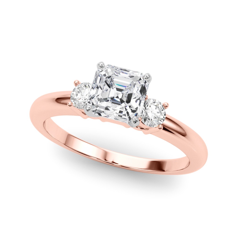 Yurika Lab-Created Diamond 4 Prong Set  Engagement Ring