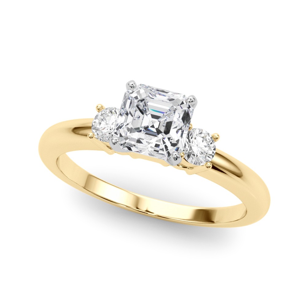 Yurika Lab-Created Diamond 4 Prong Set  Engagement Ring
