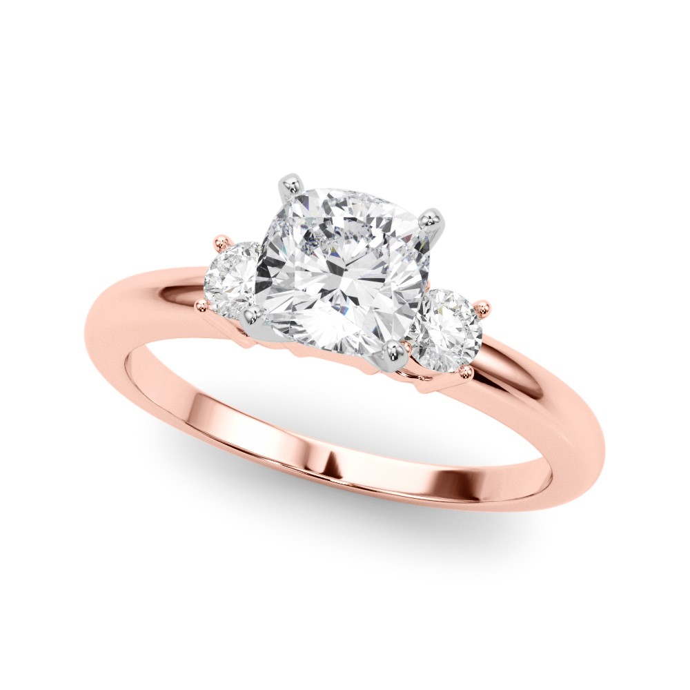 Yovanna Lab-Created Diamond 4 Prong Set  Engagement Ring