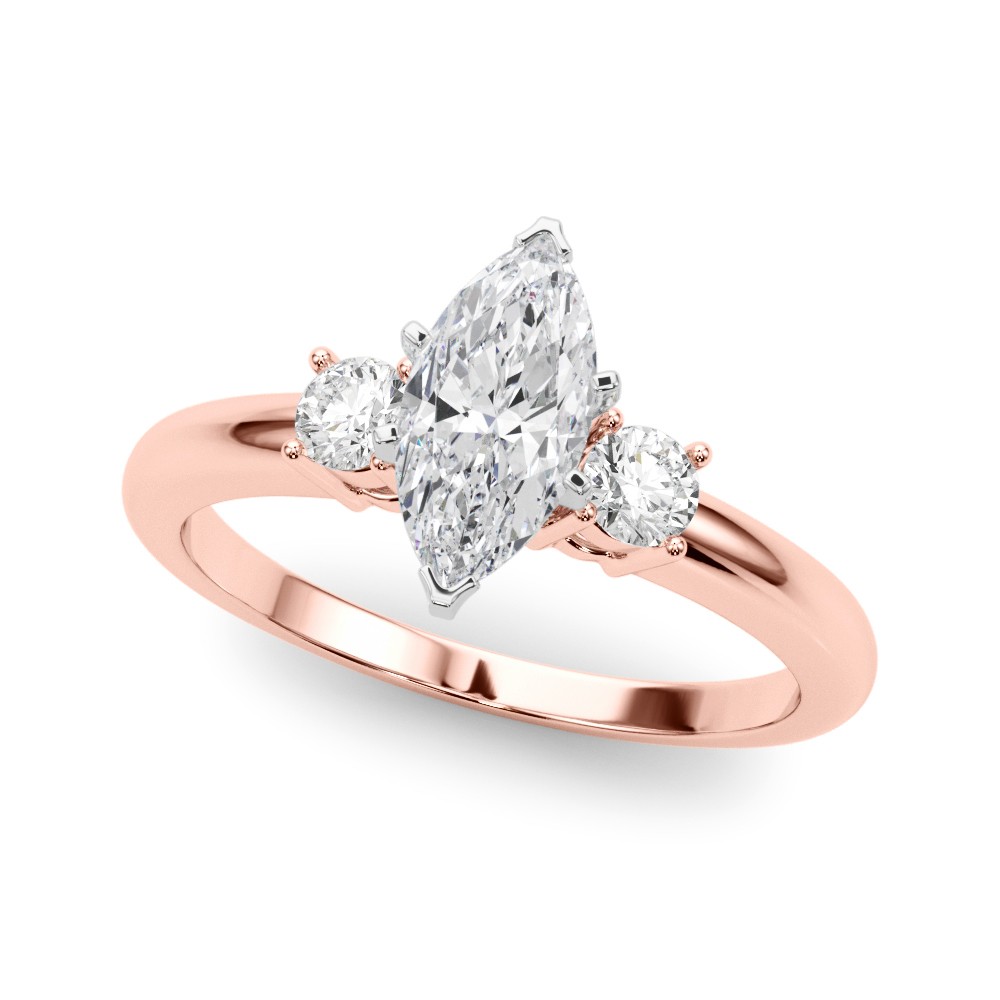 6 Prong Set Lab-Created Diamond  Engagement Ring