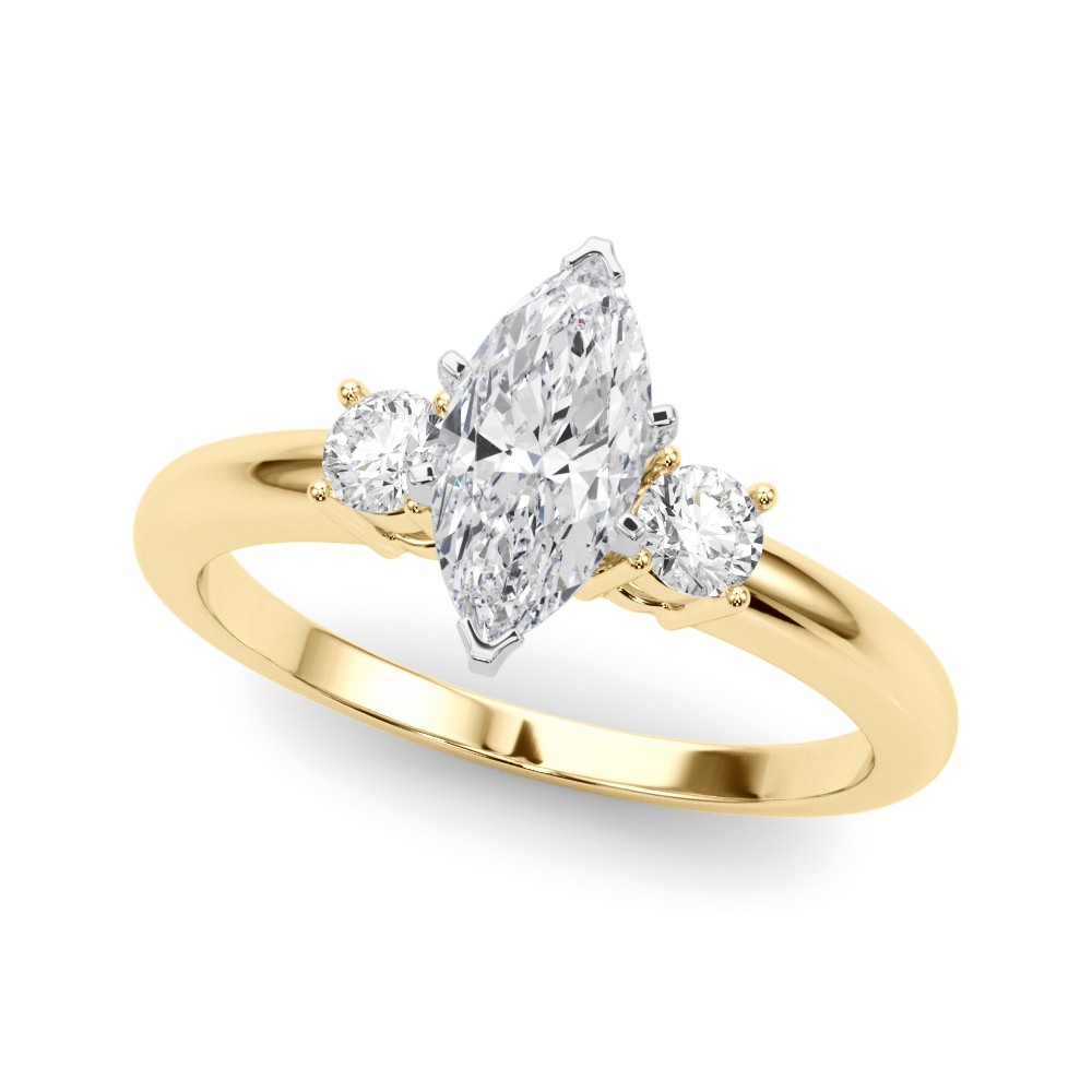 6 Prong Set Lab-Created Diamond  Engagement Ring