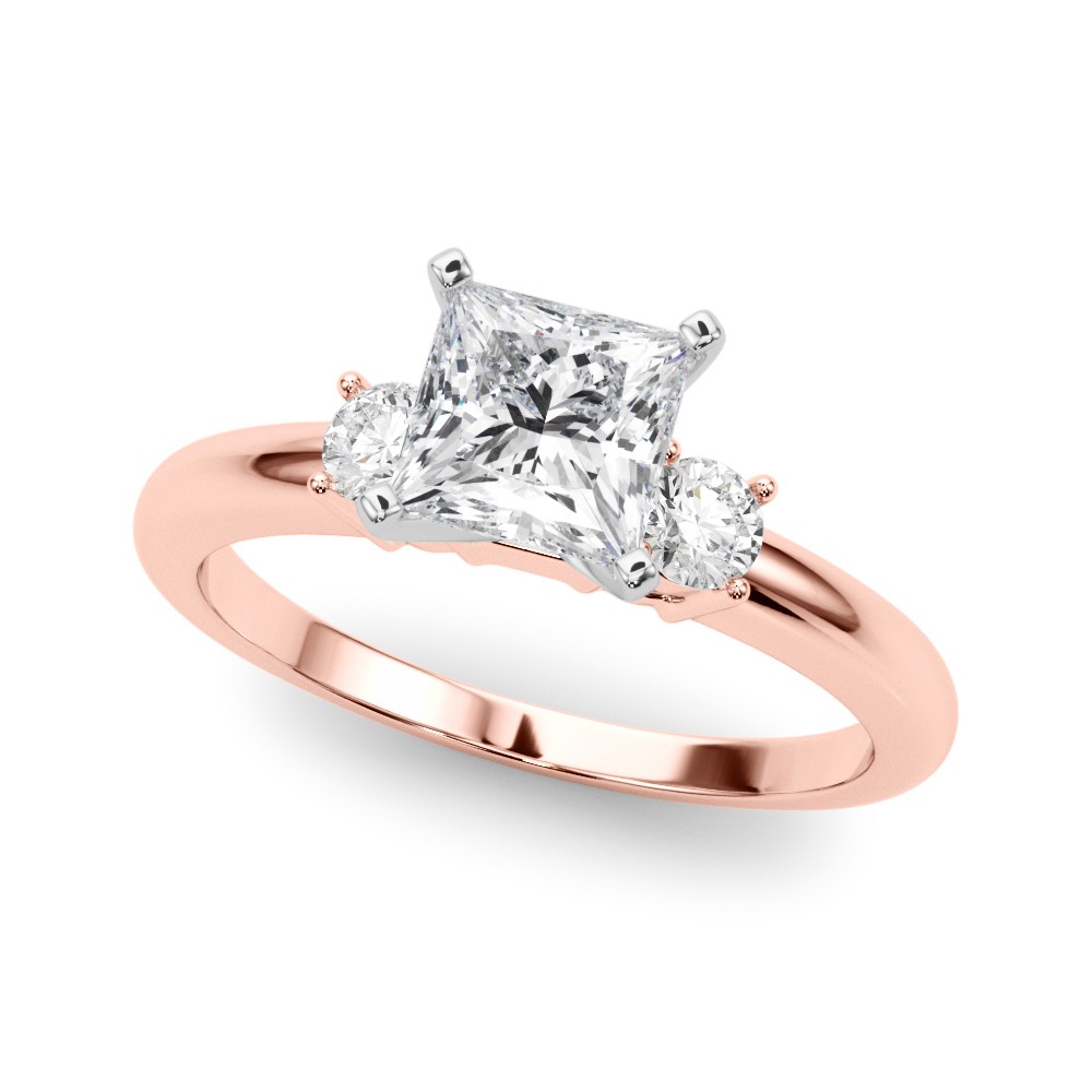 Yahna Lab-Created Diamond 4 Prong Set  Engagement Ring