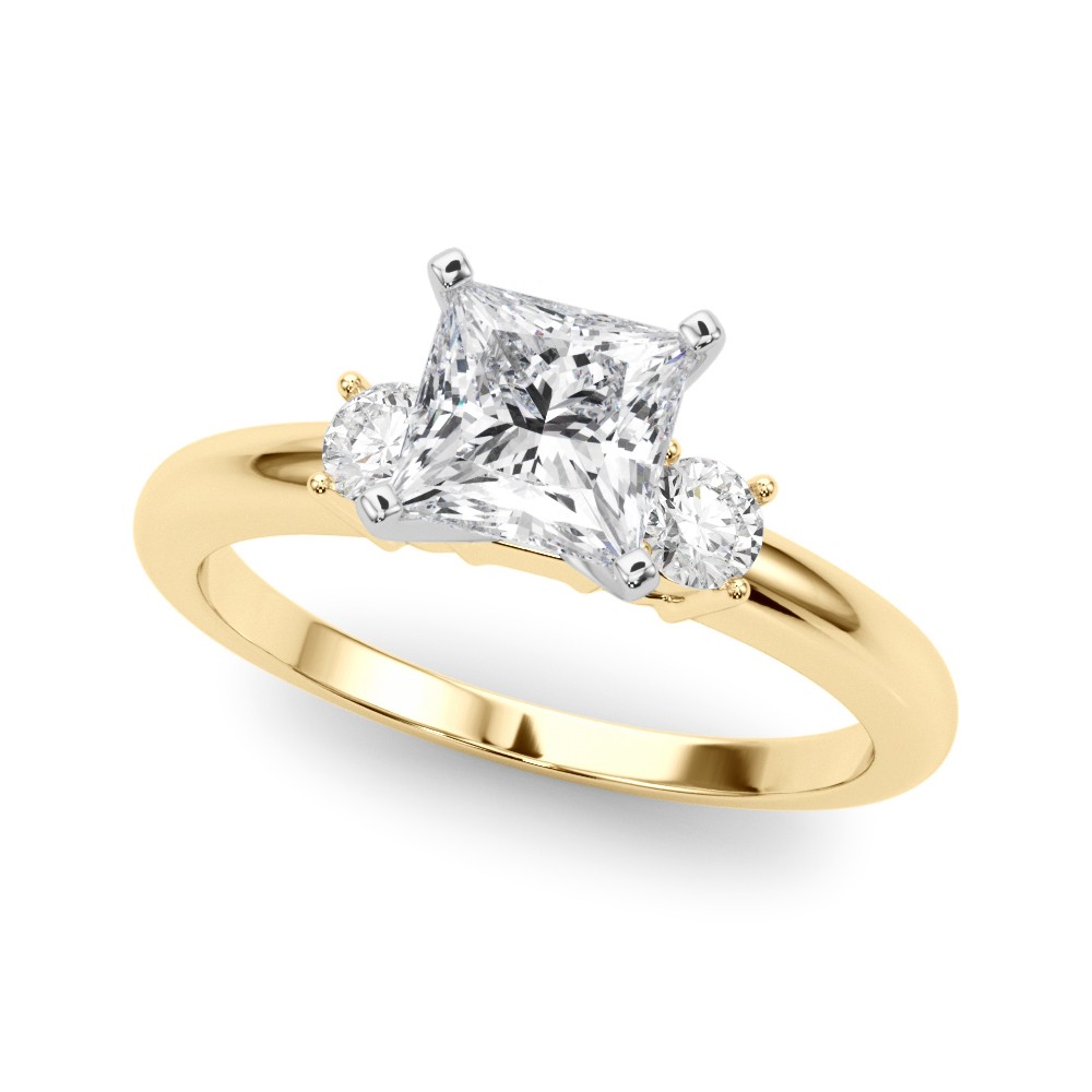 Yahna Lab-Created Diamond 4 Prong Set  Engagement Ring